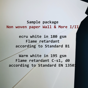 Productfoto van konzept-shop.de - DIN A4 vellen van het papiervlies Wall & More I en II in wit en ecru wit